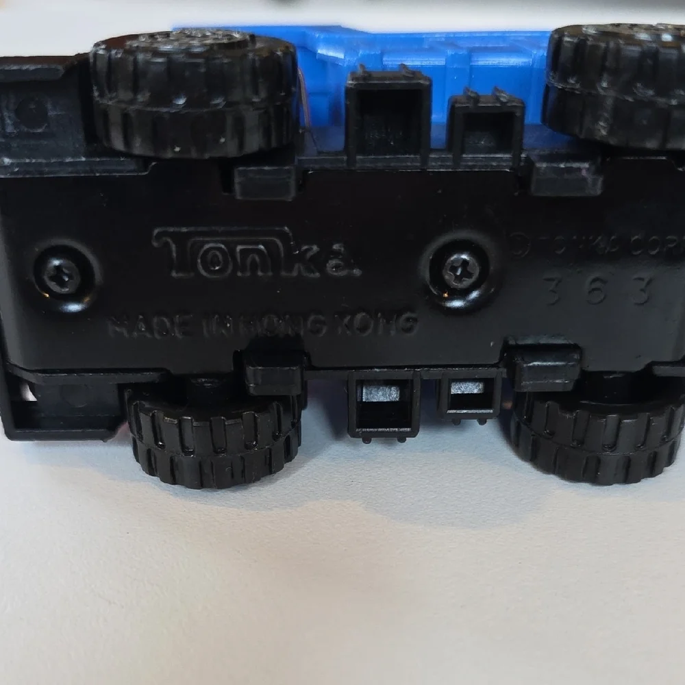 Kool-Aid Red and Blue Toy Dump Truck - Rare Find